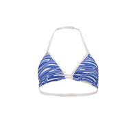 PUMA Top de bikini para mujer Printed Triangle azul | M