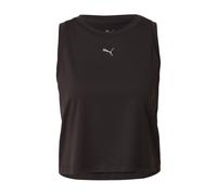 PUMA Top deportivo 'Cloudspun' gris claro / negro M gris claro / negro