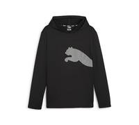 PUMA Train All Day Big Cat Hoodie Sudor, Unisex Adulto, Negro Black, S