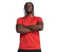 PUMA Train All Day Essentials - Camiseta para Hombre, diseño de Gato Grande, Red Fire Heather Ss25, 4XL