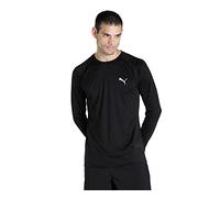 PUMA - Train All Day LS tee, Camiseta de Futbol No Aplica, Puma Black, S -