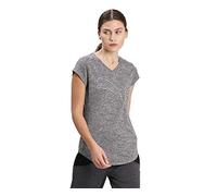 PUMA Train Favorite Heather Cat tee Camiseta, Mujer, Puma Black Heather/Cat Outline, S
