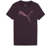 PUMA - Train Favorite tee G, Camisetas Chicas, Midnight Plum, 682718