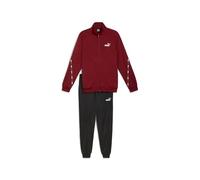 PUMA Traje de pista para hombre, color rojo intenso, talla L UE