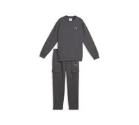 Puma Traje de Punto ESS ESS Elevated Relaxed Crew y Pantalones Cargo FL B (Paquete de 1)