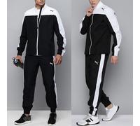 Puma Traje Deportivo Para Hombre Con Chaqueta + Pantalones Negro/Blanco