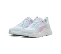 Puma Trinity 2 LT Faded JR - Tenis Deportivos White-Aqua Glow-Mauve Glow, 5 UK