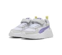 PUMA Trinity Lite AC+ INF, Sneaker Unisex bebé, White-Lavender Alert-Glacial Gray, 21 EU
