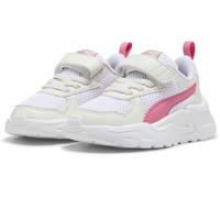 PUMA Trinity Lite AC+ INF, Zapatillas Unisex bebé, White-Magic Rose-Vapor Gray, 21 EU