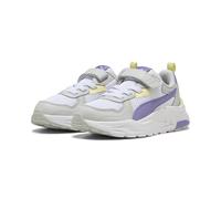 PUMA Trinity Lite AC+ PS, Sneaker, White-Lavender Alert-Glacial Gray, 31.5 EU