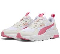 PUMA - Trinity Lite JR, Zapatillas Unisexo, PUMA White-Magic Rose-Vapor Gray,