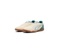 PUMA Truco IV - Tenis de fútbol Unisex, Color Blanco Almendra, Esmeralda, Color Negro, Talla 6.5 de Reino Unido, Almendra azucarada Puma White Emerald Ice Mint Jelly Puma Black, 40 EU