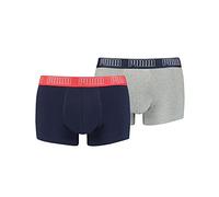 Puma Trunk, Azul (Blue/Grey Melange), L (Pack de 2) para Hombre