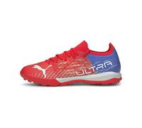 PUMA Ultra 3.3 TT, Zapatillas de fútbol Sala Hombre, Multicolor (Sunblaze White-Bluemazing), 40.5 EU
