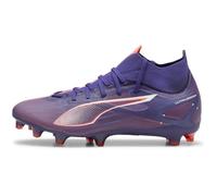 PUMA Ultra 5 Match+ FG/AG Wn's, Soccer Shoe Mujer, Lapis Lazuli White-Sunset Glow, 40.5 EU
