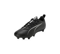 PUMA Ultra 5 Play FG/AG Jr, Soccer Shoe, Black White, 38.5 EU