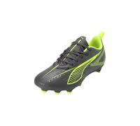 PUMA Ultra 5 Play FG/AG JR, Zapatillas de fútbol, Matte Aged Silver-Yellow Alert Aged Silver, 28 EU