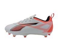 Puma Ultra 5 Play FG/AG Junior Football Boots J10 White/Black/Red J10 White/Blac