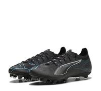 PUMA Ultra 5 Pro FG/AG, Zapatillas de fútbol Unisex Adulto, Black Silver-Bright Aqua, 44.5 EU