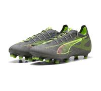 PUMA Ultra 5 Pro FG/AG, Zapatillas de fútbol Unisex Adulto, Matte Aged Silver-Yellow Alert-Sun Struck, 45 EU