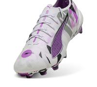 PUMA ULTRA 5 ULTIMATE FOREVER FG Football Boots Unisex, Calzado, Blanco/Pure Magenta/Feather Gris, 41 41