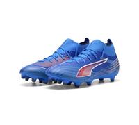 PUMA Ultra 6 Match+ FG/AG - Tenis de fútbol Unisex, Ultra Blue Puma White Puma Black, 41 EU
