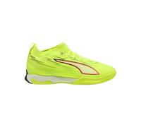 PUMA Ultra 6 Match IT + Mid JR - Tenis de fútbol, Color Amarillo Alerta, Negro, Rojo y Lima Brillante, Talla 4.5 de Reino Unido, Yellow Alert Puma Black Glowing Red Lime Squeeze, 4.5 UK