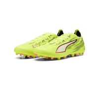 PUMA Ultra 6 Match MG - Tenis de fútbol Unisex, Color Amarillo Alerta, Negro, Rojo Brillante, Lima exprimida, Talla 6.5 de Reino Unido, Yellow Alert Puma Black Glowing Red Lime Squeeze, 40 EU