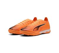 PUMA Ultra 6 Match TT, Zapatillas de fútbol Unisex Adulto, Heat Fire Negro Rojo Brillante, 44 EU