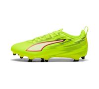 PUMA Ultra 6 Play FG/AG JR - Tenis de fútbol, Color Amarillo Alerta, Negro, Rojo Brillante, Lima exprimida, Talla 13, Yellow Alert Puma Black Glowing Red Lime Squeeze, 32 EU