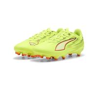 PUMA Ultra 6 Play FG/AG WN - Tenis de fútbol para Mujer, Color Amarillo Alerta, Negro, Rojo y Lima Brillante, Talla 8.5 de Reino Unido, Yellow Alert Puma Black Glowing Red Lime Squeeze, 42.5 EU