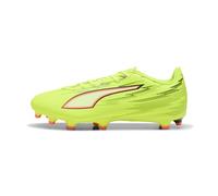 PUMA Ultra 6 Play FG/AG - Tenis de fútbol Unisex, Alerta Amarilla, Color Negro, Rojo y Lima Brillante, Talla 12 de Reino Unido, Yellow Alert Puma Black Glowing Red Lime Squeeze, 47 EU