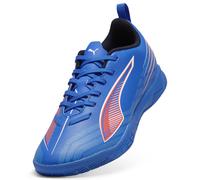 PUMA ULTRA 6 PLAY Futsal Boots Youth, Calzado, Ultra Azul/Blanco/Glowing Rojo, 31 31