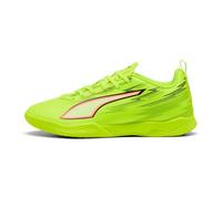 PUMA Ultra 6 Play IT JR - Tenis de fútbol, Alerta Amarilla, Negro, Rojo Brillante, Lima exprimida, Talla 2, Yellow Alert Puma Black Glowing Red Lime Squeeze, 34.5 EU