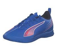 Puma Ultra 6 Play It Jr - Tenis de fútbol Unisex para niños, Ultra Blue Puma White Glowing Red, 4 UK