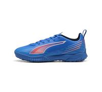 Puma Ultra 6 Play TT Jr - Tenis de fútbol Unisex para niños, Ultra Blue Puma White Glowing Red, 35.5 EU