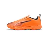 Puma Ultra 6 Play TT JrSoccer - Tenis Unisex para niños, Heat Fire Puma Negro Rojo Brillante, 5 UK