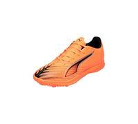 PUMA Ultra 6 Play TT - Tenis de fútbol Unisex, Heat Fire Puma Negro Rojo Brillante, 39 EU
