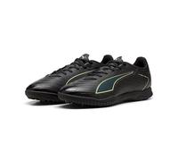 PUMA Ultra 6 Play TT, Zapatillas de fútbol Unisex Adulto, Black Fizzy Light Green Terrain, 42.5 EU