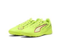 PUMA Ultra 6 Play TT - Tenis de fútbol Unisex, Yellow Alert Puma Black Glowing Red Lime Squeeze, 43 EU
