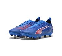PUMA Ultra 6 Pro FG/AG Jr - Tenis de fútbol Unisex para niños, Ultra Blue Puma White Glowing Red, 4 UK
