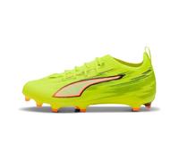 PUMA Ultra 6 Pro FG/AG JR - Tenis de fútbol, Color Amarillo Alerta, Negro, Rojo Brillante, Lima exprimida, Talla 13 de Reino Unido, Yellow Alert Puma Black Glowing Red Lime Squeeze, 32 EU