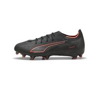 PUMA Ultra 6 Pro FG/AG - Tenis de fútbol Unisex, Color Negro y Rojo, Talla 12 de Reino Unido, Puma Negro Puma Rojo, 47 EU