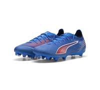 PUMA Botas de fútbol Ultra 6 Pro FG/AG Unisex Adulto Ultra Blue Puma White Glowing Red 39 EU