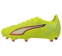 PUMA Ultra 6 Pro FG/AG - Tenis de fútbol Unisex, Yellow Alert Puma Black Glowing Red Lime Squeeze, 41 EU