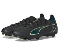 PUMA Ultra 6 Pro Firm, tenis de fútbol para hombre, Negro/luz efervescente/terreno verde, 46 EU