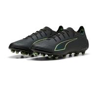 Puma - Bota de fútbol Ultra 6 Ultimate AG, Unisex, Black-Fizzy Light-Green Terrain, 7.5 UK