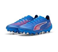 Puma - Bota de fútbol Ultra 6 Ultimate AG, Unisex, Ultra Blue-White-Glowing Red, 10 UK