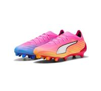 PUMA Ultra 6 Ultimate FG Showtime Unisex, Blanco rosado, 40.5 EU