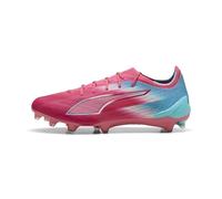 PUMA Ultra 6 Ultimate RE-CHARGE FG - Botas de fútbol para hombre, Hero Blue-Sunset Pink-Granate Rose, 39 EU